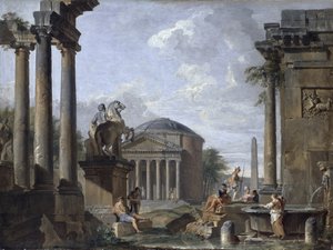 Landscape with Roman Ruins